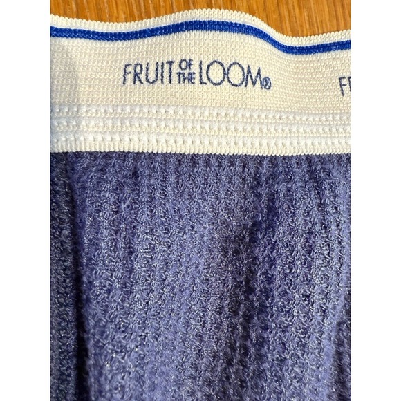 Vintage Fruit of The Loom Blue THERMAL Long Johns UNDERWEAR‎ Men's XL - Picture 5 of 8